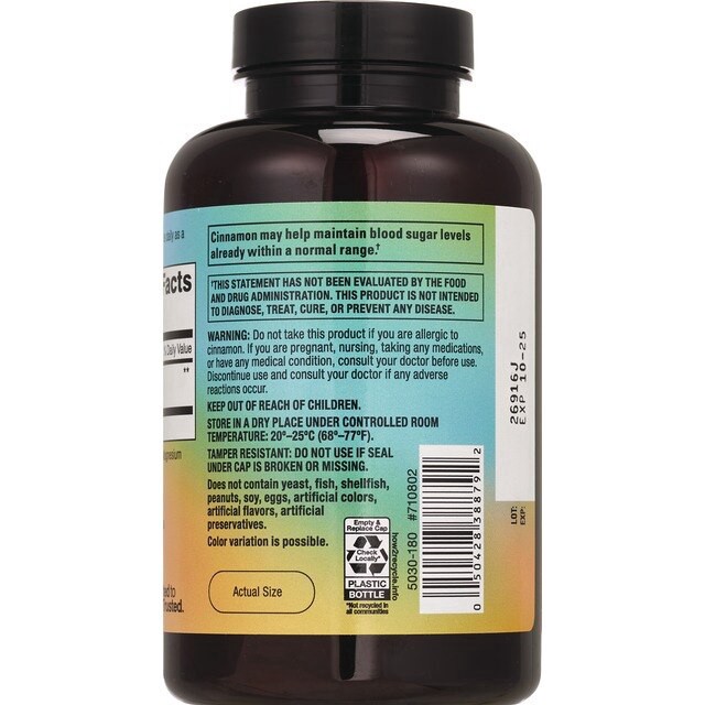 slide 4 of 6, Cvs Cinnamon Capsules, 180 Ct, 180 ct