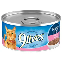 9Lives Meaty Paté Seafood Platter Wet Cat Food, 5.5 oz. Can