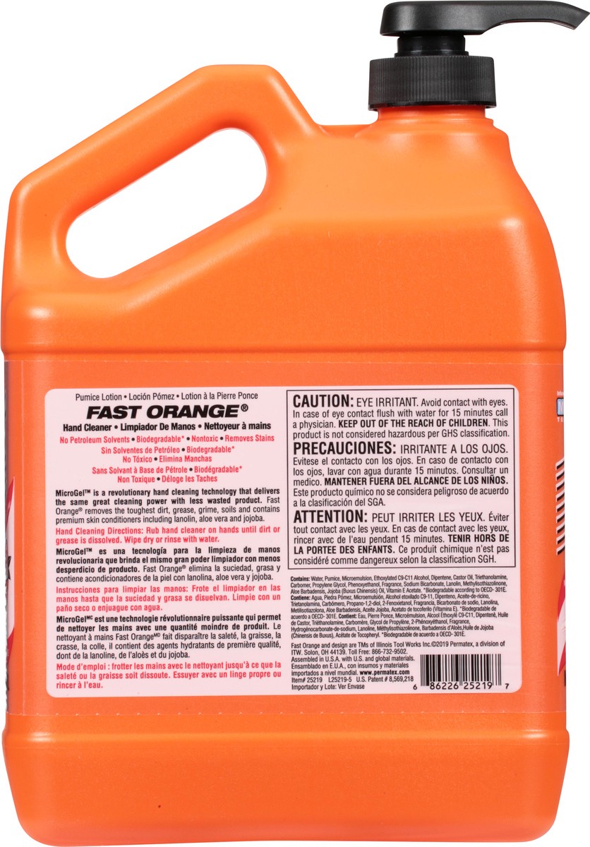slide 5 of 9, Permatex Fast Orange Hand Cleaner, 1 gal
