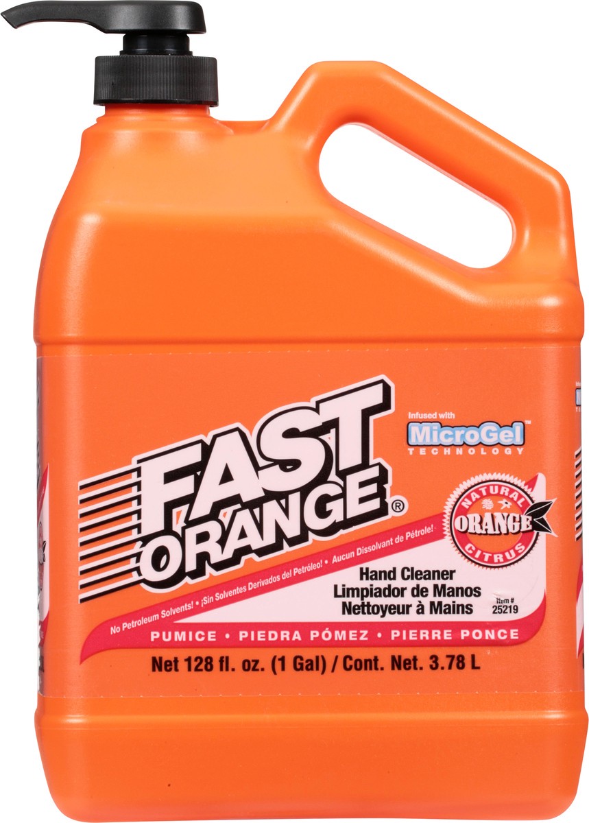 slide 1 of 9, Fast Orange Pumice Natural Orange Citrus Hand Cleaner 128 fl oz, 128 fl oz