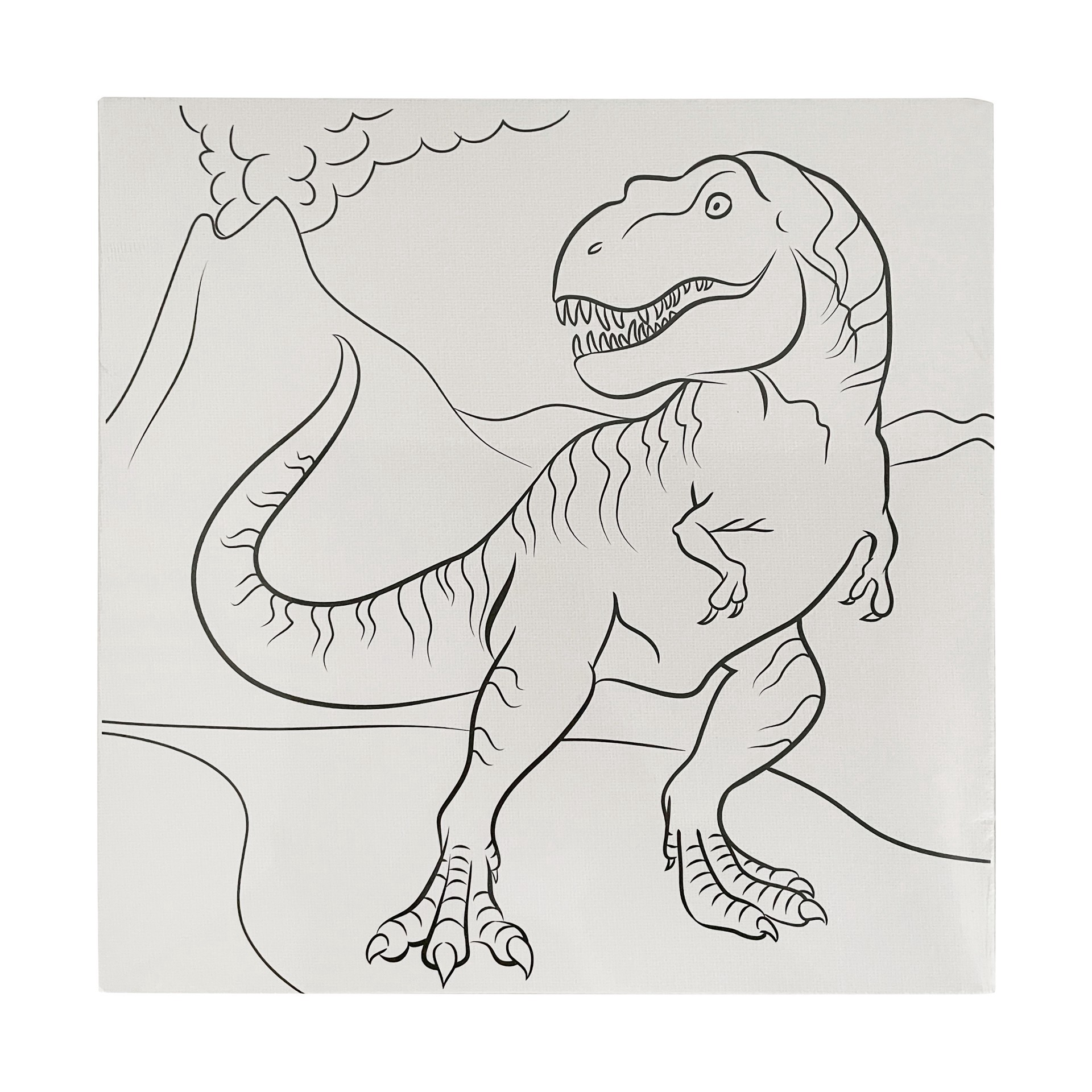 slide 5 of 8, Dinosaur Canvas Set By Creatology, 10 in x 10 in