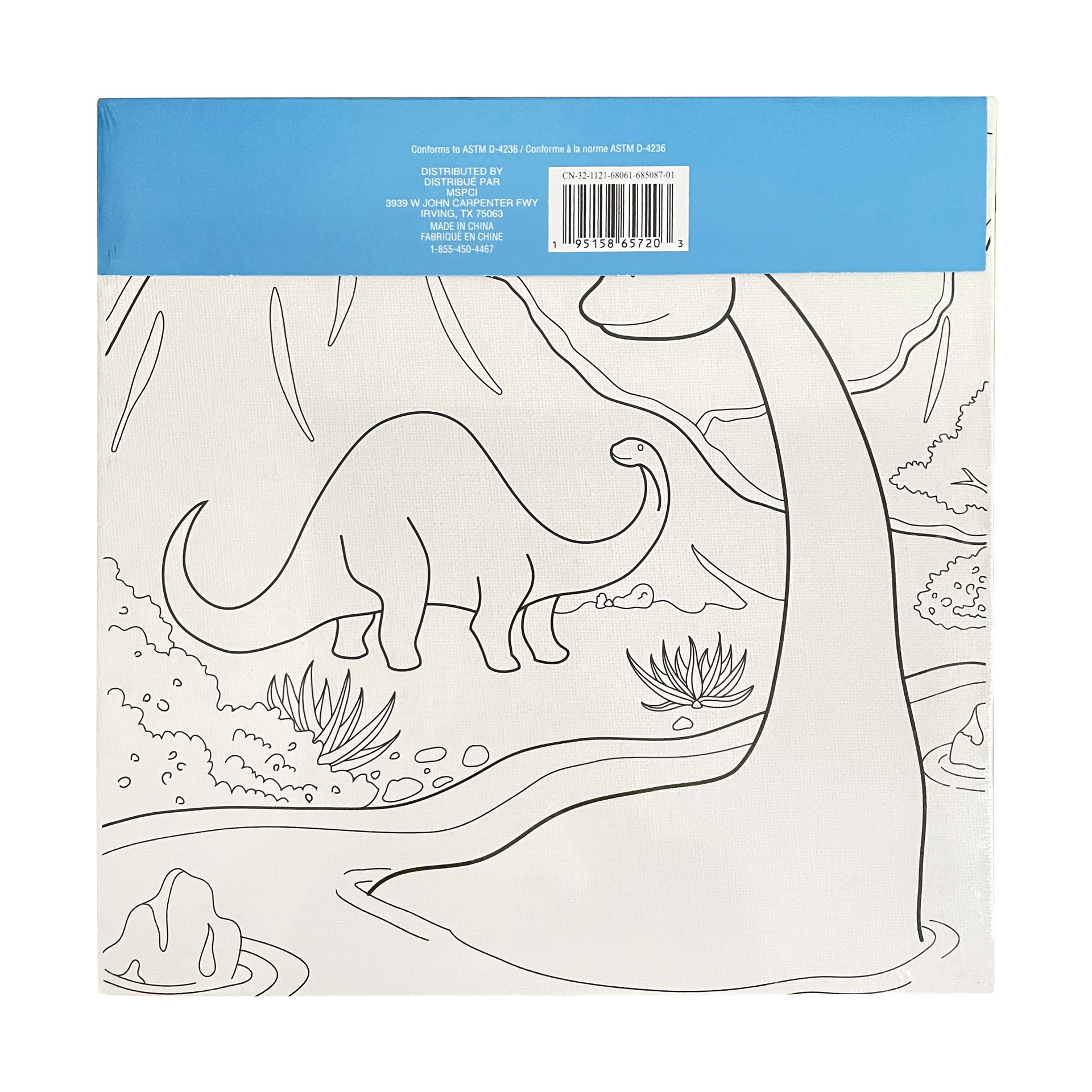 slide 8 of 8, Dinosaur Canvas Set By Creatology, 10 in x 10 in