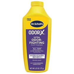 Dr. Scholl's Dr. Scholls Odor X Fighting Foot Powder - 6.25 Oz