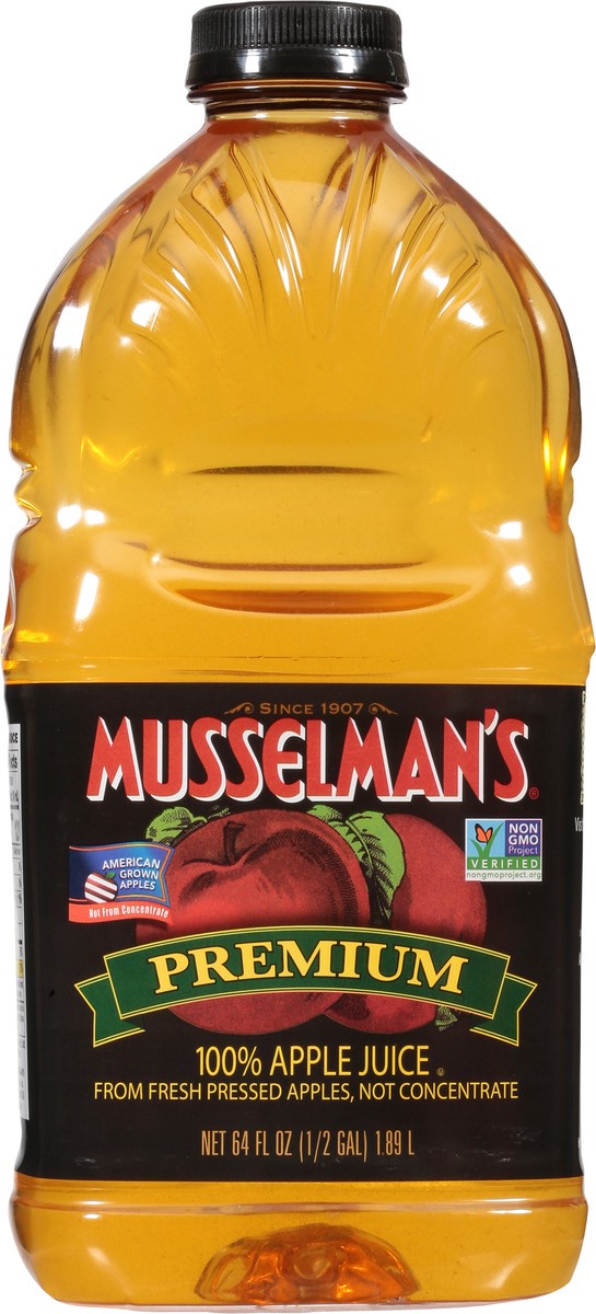 slide 8 of 9, Musselman's Fresh Pressed 100% Apple Juice 64 fl oz, 64 fl oz