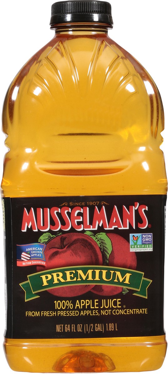 slide 2 of 9, Musselman's Fresh Pressed 100% Apple Juice 64 fl oz, 64 fl oz