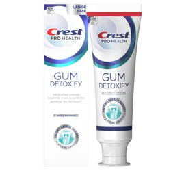 Crest Pro-Health Gum & Whitening Toothpaste 4.8 oz Anticavity, Antibacterial Flouride Toothpaste, Clinically Proven Gum, Sensitive, and Enamel Protection, Plaque Control