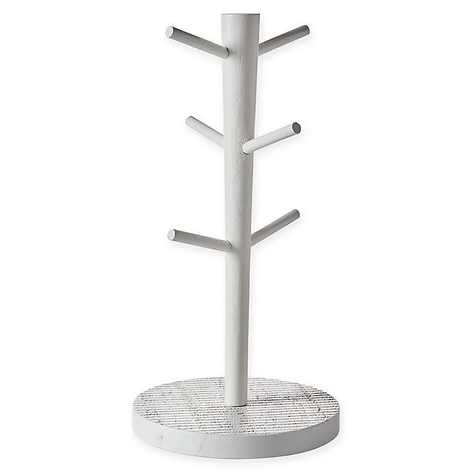 slide 1 of 1, Kamenstein White-Washed Mug Tree, 1 ct