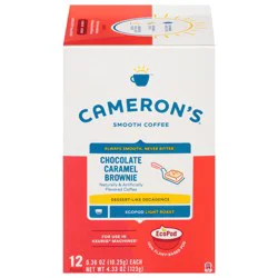 Cameron's Coffee Chocolate Caramel Brownie Coffee Pods - 12 Count