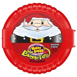 HUBBA BUBBA Bubble Gum Tape Christmas Candy Chewing Gum, 2.0 oz