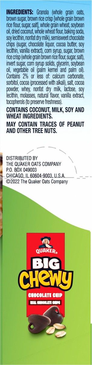 slide 7 of 8, Quaker Granola Bars, 5 ct