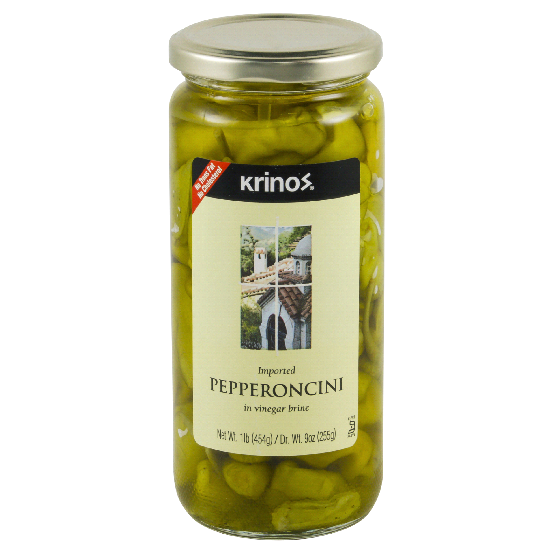 slide 1 of 2, Krinos Pepperoncini 1 lb, 1 lb