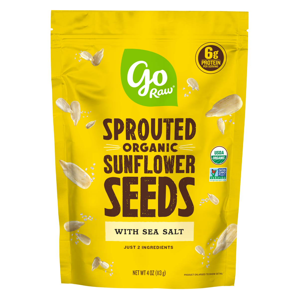 slide 1 of 13, GO Raw Organic Sunflower Seeds, 4 oz