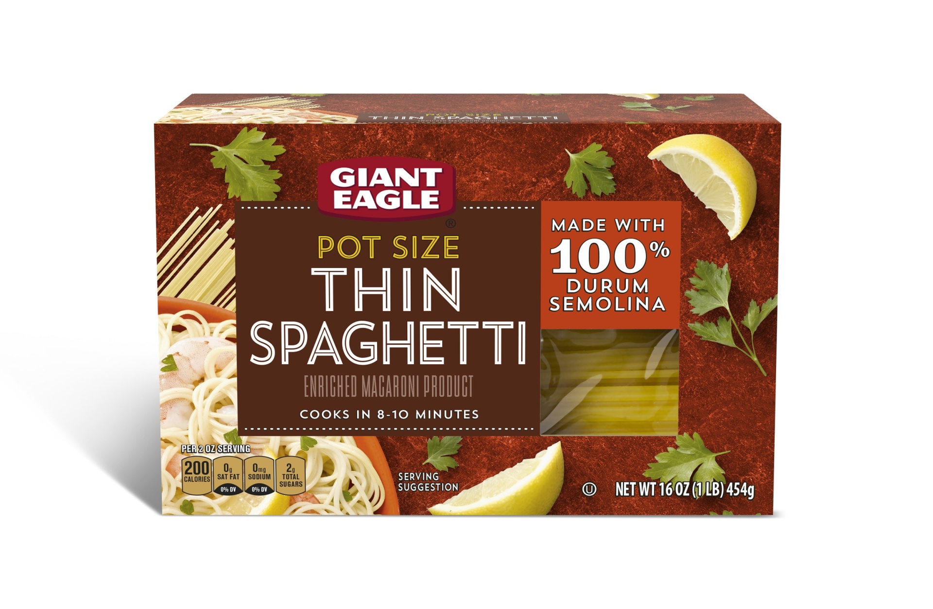 slide 1 of 1, Giant Eagle Thin Spaghetti, Pot Size, 16 oz