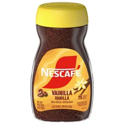 Nescafé Vanilla Flavored Instant Coffee, 6 oz