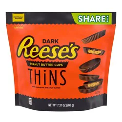 Reese's Thins Dark Chocolate Peanut Butter Cups, 7.37 oz