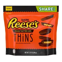Reese's Thins Peanut Butter Cups Dark Chocolate