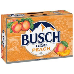 Busch Light Peach 24pk 12oz Can