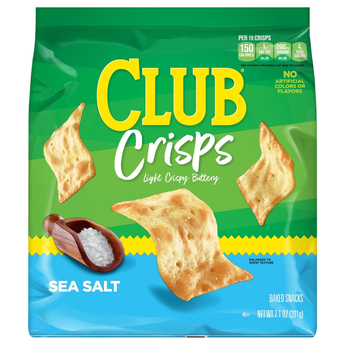 slide 7 of 13, Club Kellogg's Club Cracker Crisps, Sea Salt, 7.1 oz, 7.1 oz