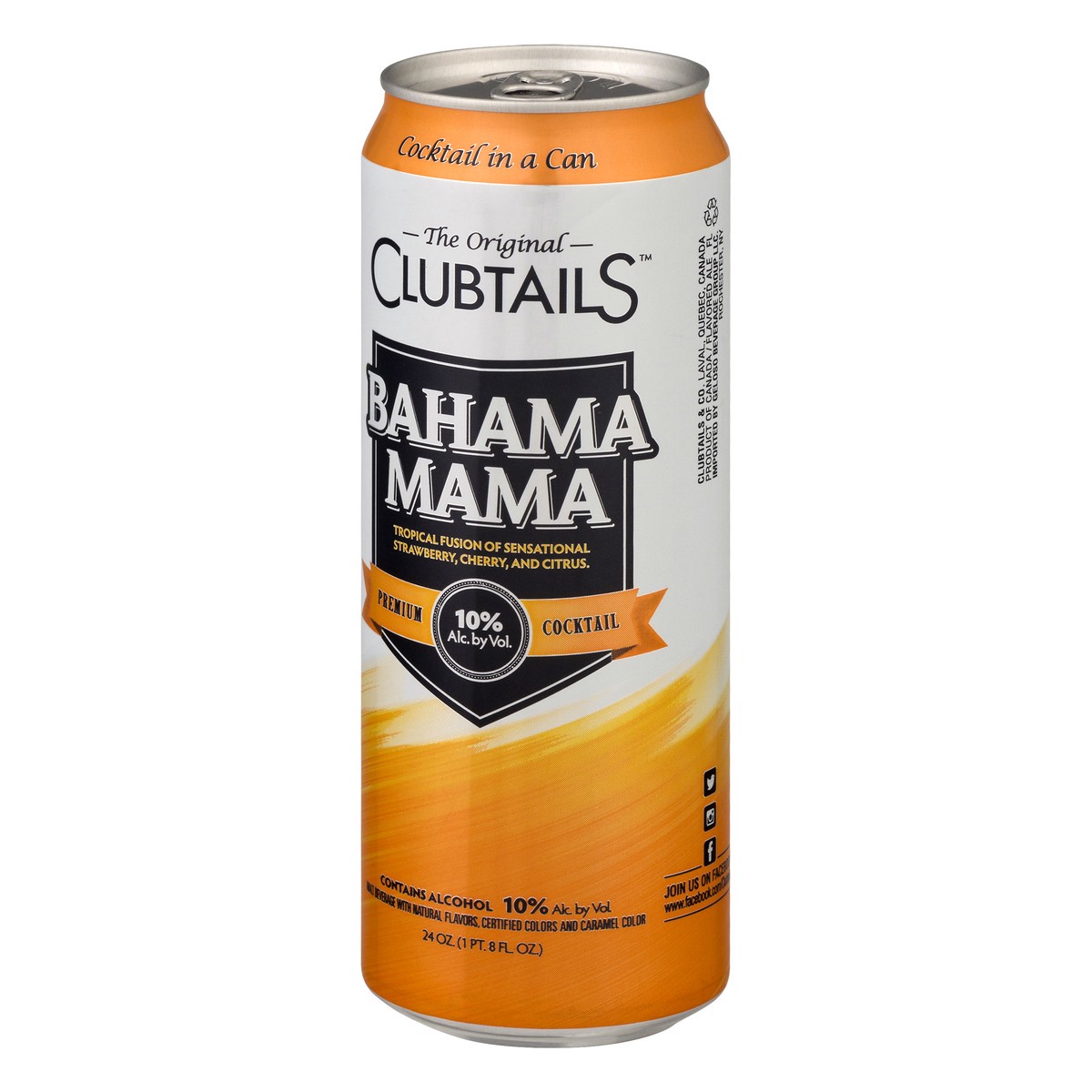 slide 3 of 9, Clubtails Bahama Mama 24Oz Cans, 24 oz