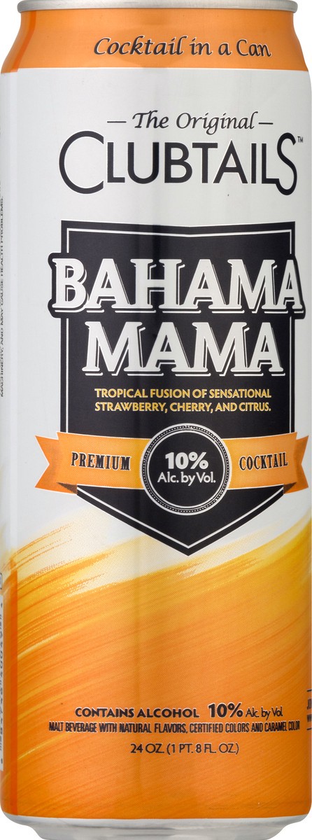 slide 5 of 9, Clubtails Bahama Mama 24Oz Cans, 24 oz