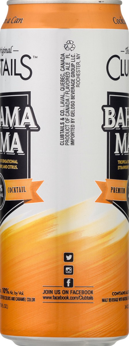 slide 7 of 9, Clubtails Bahama Mama 24Oz Cans, 24 oz