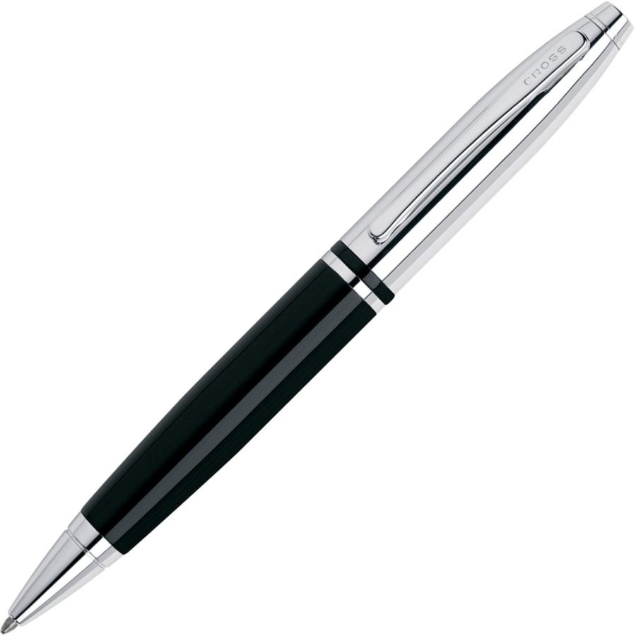slide 2 of 2, Cross Calais Ballpoint Pen, Medium Point, 0.7 Mm, Black Barrel, Black Ink, 1 ct
