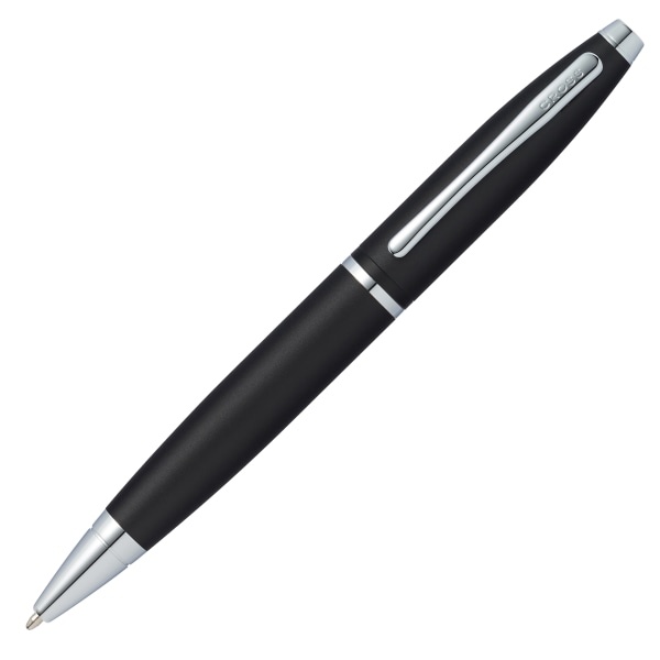 slide 1 of 2, Cross Calais Ballpoint Pen, Medium Point, 0.7 Mm, Black Barrel, Black Ink, 1 ct