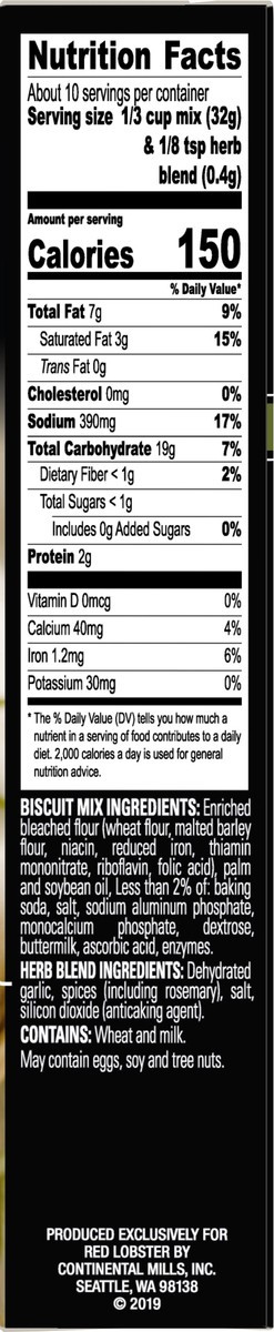 slide 5 of 9, Red Lobster Biscuit Mix, 11.36 oz