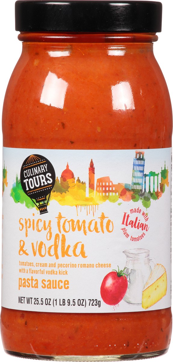 slide 5 of 14, Culinary Tours Spicy Tomato & Vodka Pasta Sauce 25.5 oz, 25.5 oz