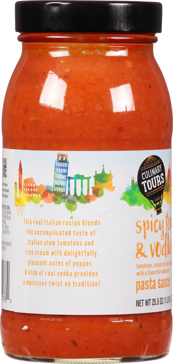 slide 13 of 14, Culinary Tours Spicy Tomato & Vodka Pasta Sauce 25.5 oz, 25.5 oz