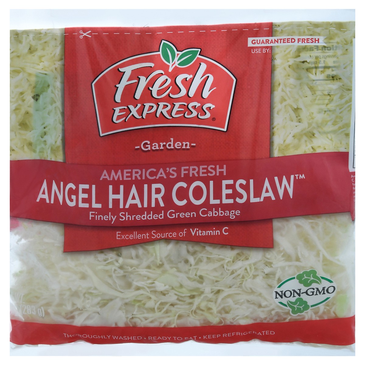 slide 1 of 9, Fresh Express Angel Hair Cole Slaw, 10 oz