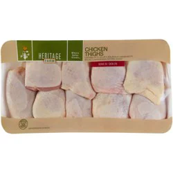 Heritage Farm Bone In And Skin On Chicken Thighs