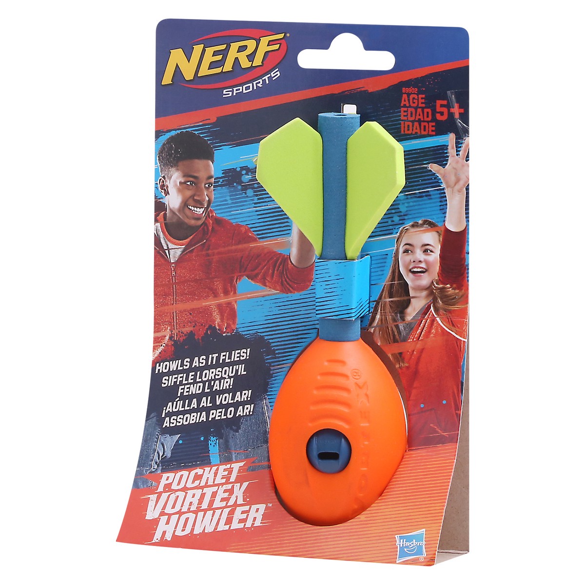 slide 3 of 9, Nerf Sports Pocket Vortex Howler Tailed Football, 1 ct