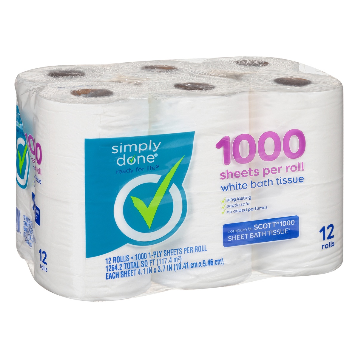 Simply Done Bath Tissue Basic 12 ct | Shipt