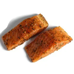 Lemon Citrus Marinated Raw Salmon