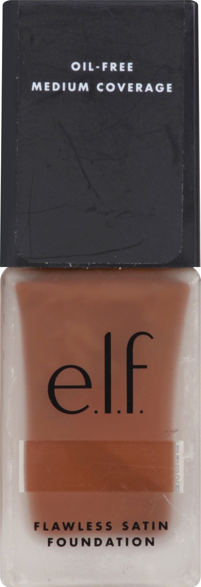 slide 5 of 12, e.l.f. Chocolate 560 Flawless Satin Foundation 0.68 oz, 0.68 fl oz