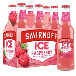 Smirnoff Ice Raspberry Malt Beverage 6 ea