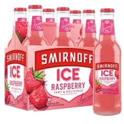 Smirnoff Ice Raspberry Malt Beverage 6 ea
