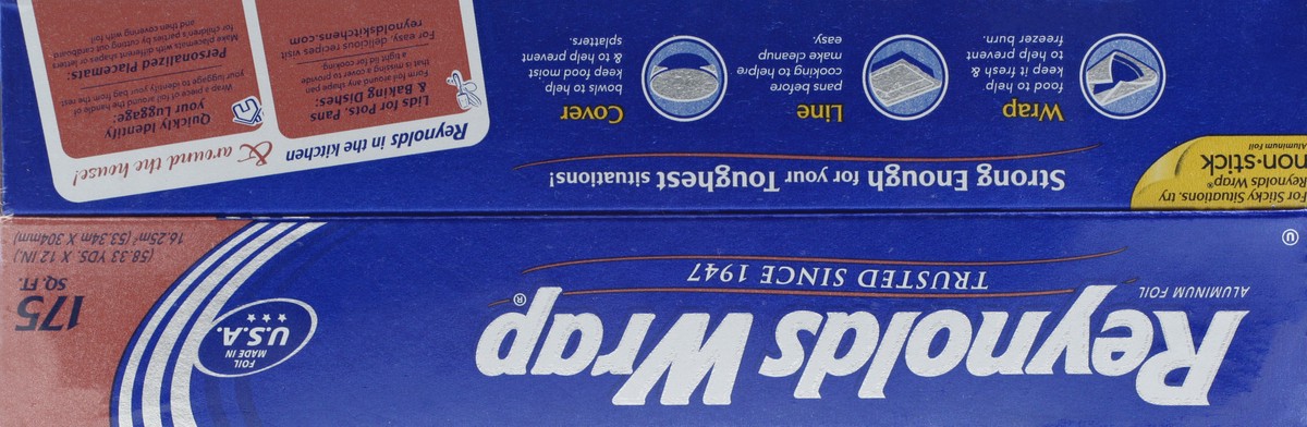slide 3 of 6, Reynolds Wrap Aluminum Foil 175 sq. ft. 2 ct. Pack, 2 ct