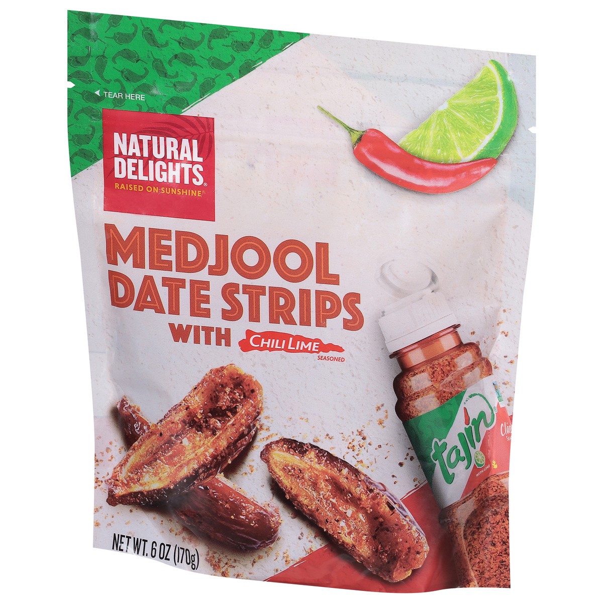 slide 11 of 13, Natural Delights Chili Lime Seasoned Medjool Date Strips 6 oz, 6 oz