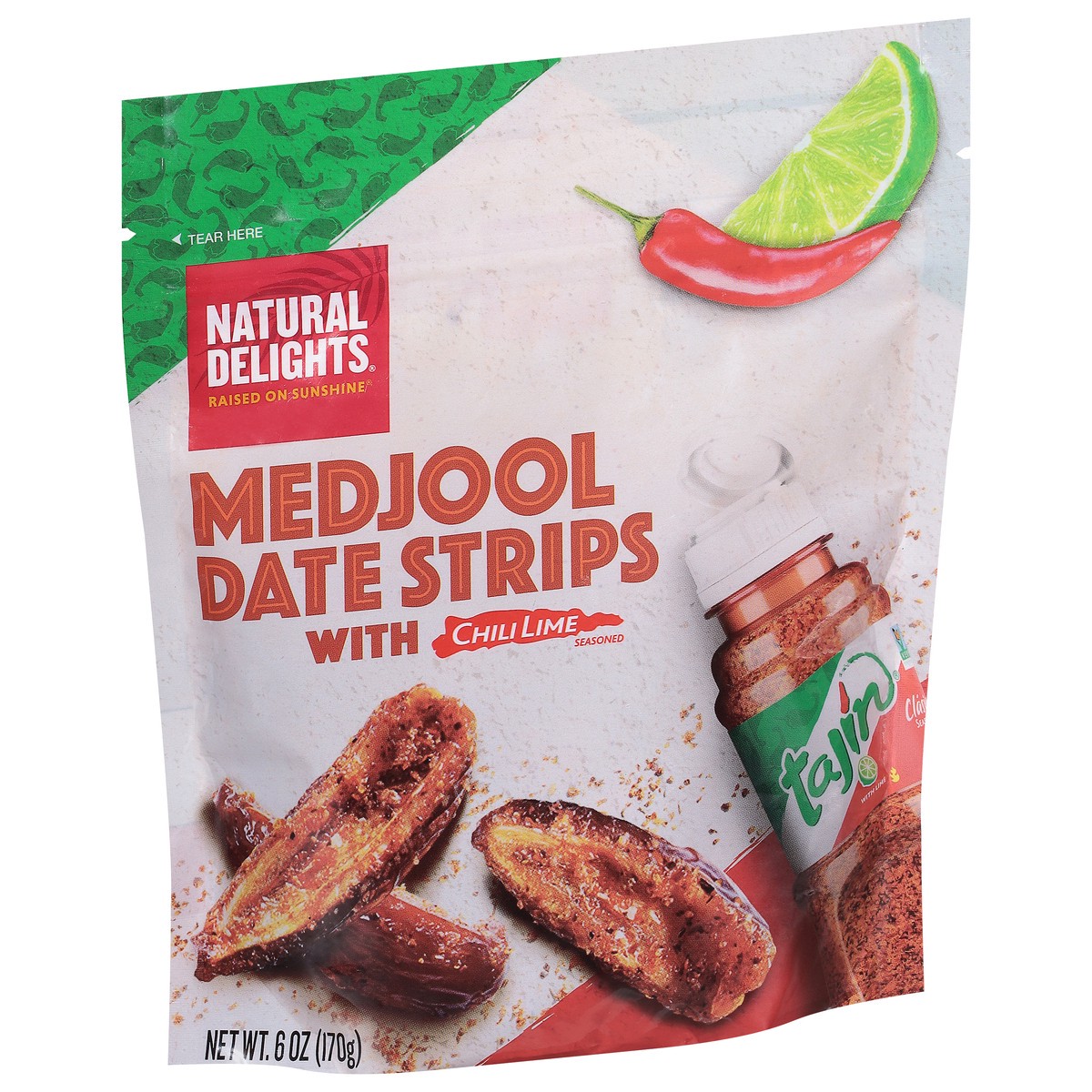slide 12 of 13, Natural Delights Chili Lime Seasoned Medjool Date Strips 6 oz, 6 oz