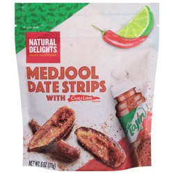 Natural Delights Chili Lime Seasoned Medjool Date Strips 6 oz