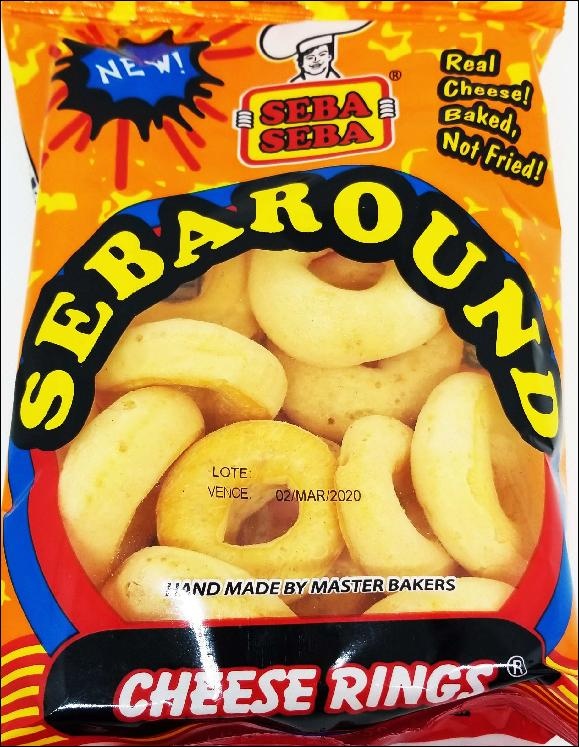 slide 1 of 1, S Seba Sebaround Cheese Ring, 1.05 oz