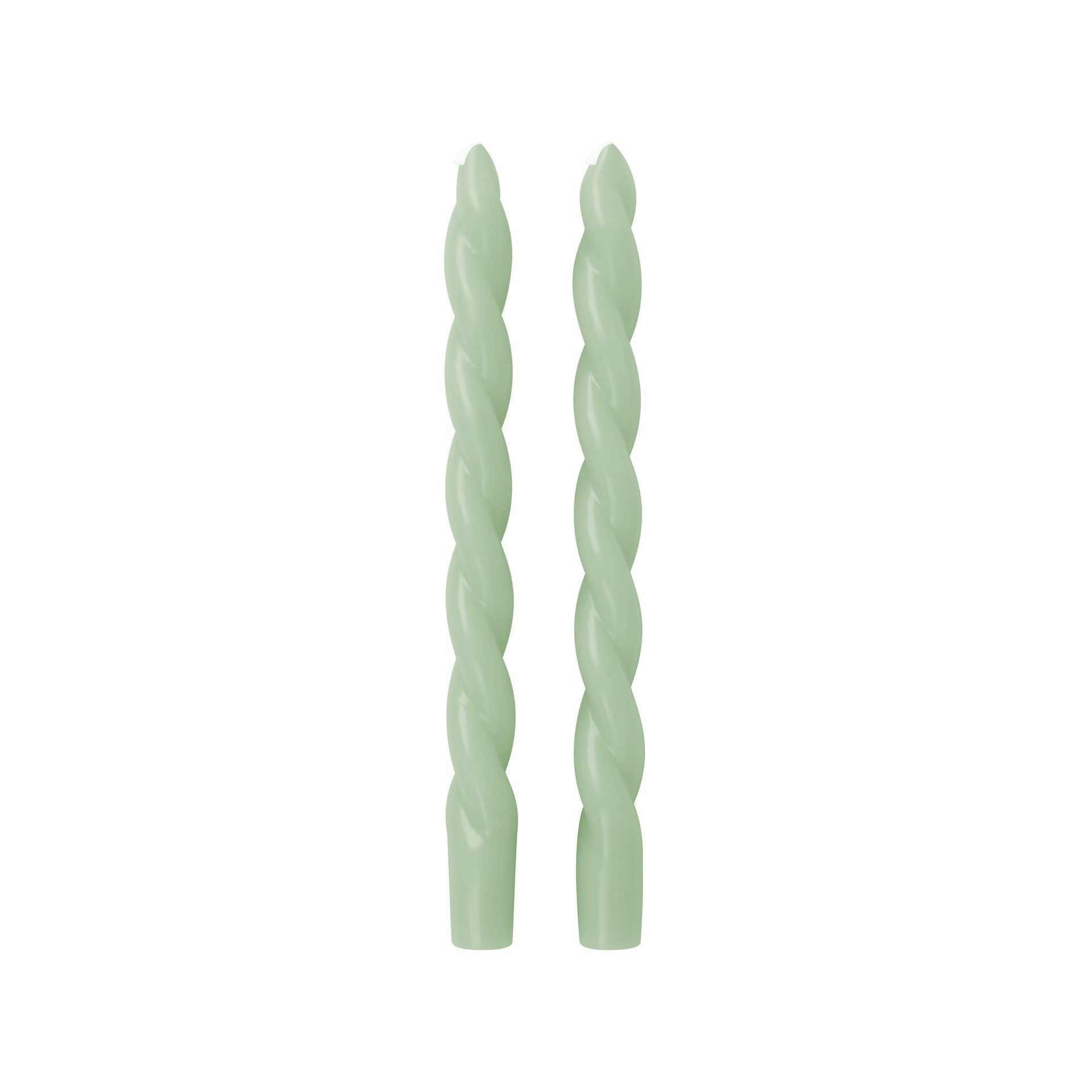 slide 2 of 3, 10" Unscented Twist Taper Candles, 2ct. By Ashland, 2 ct
