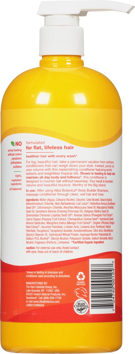 slide 4 of 11, Alba Botanica Mango Body Builder Conditioner 32 oz, 32 oz