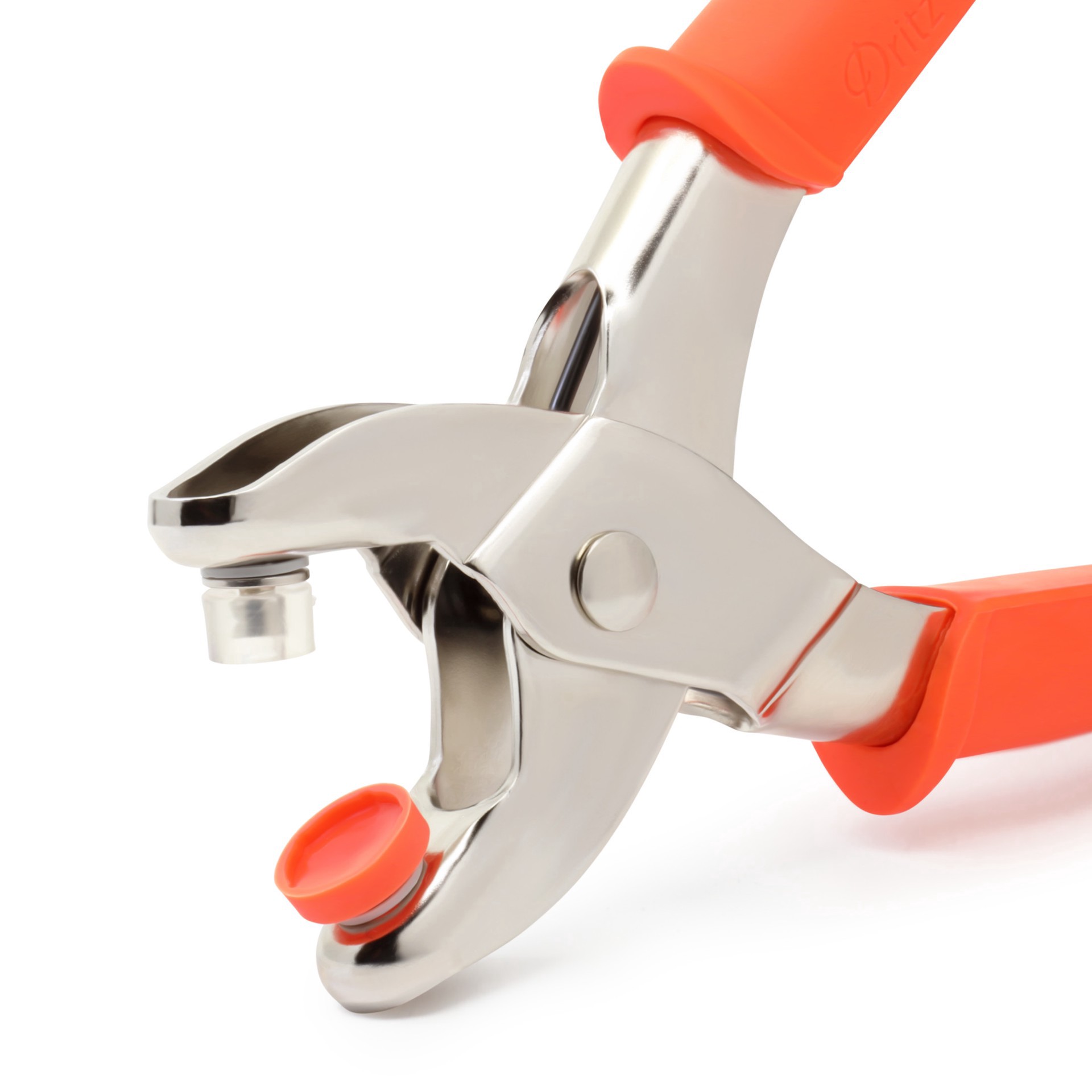 slide 3 of 7, Dritz Plastic Snap Pliers, applies size 20 snaps
