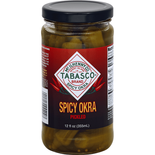 slide 2 of 2, Tabasco Pickled Spicy Okra, 12 oz