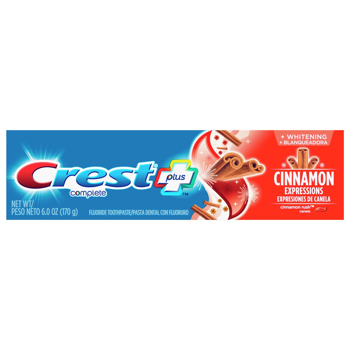 slide 1 of 2, Crest Toothpaste Complete Whitening Cinnamon, 5.4 oz