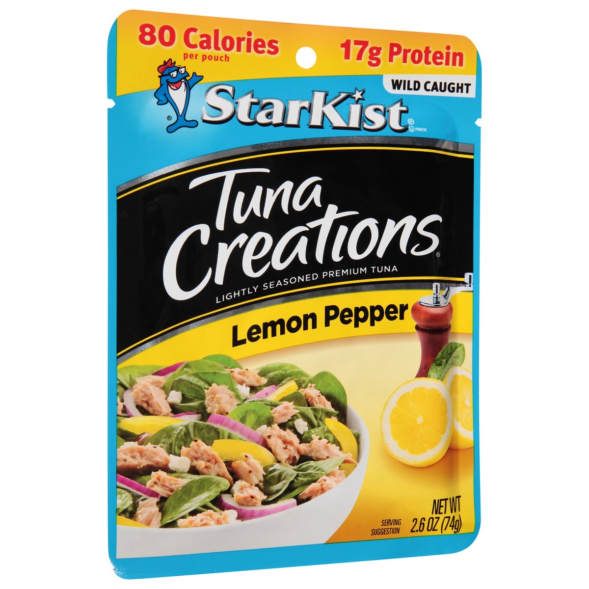 slide 3 of 9, StarKist Tuna Creations Lemon Pepper Pouch - 2.6oz, 2.6 oz
