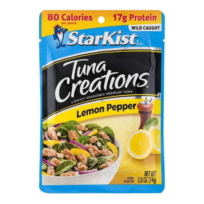 slide 1 of 9, StarKist Tuna Creations Lemon Pepper Pouch - 2.6oz, 2.6 oz
